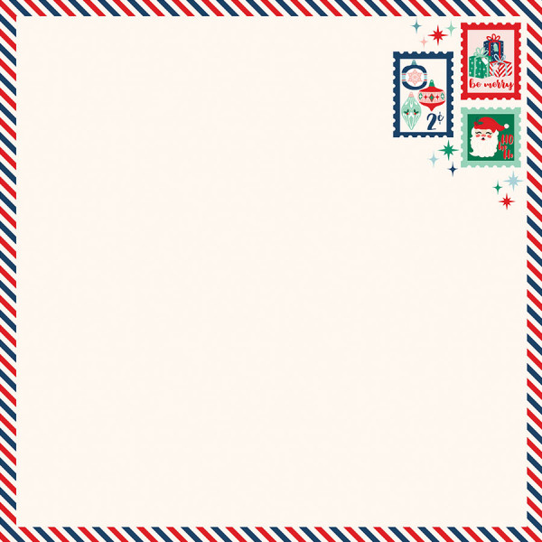 Happy Holidays Papier imprimé Dear santa