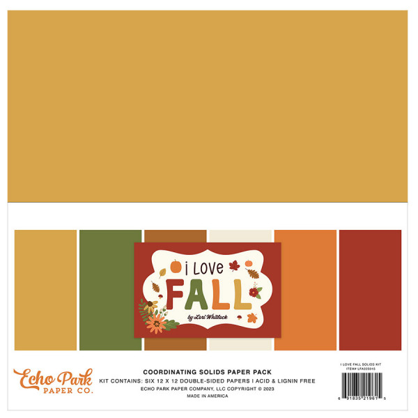 I love fall Solids kit