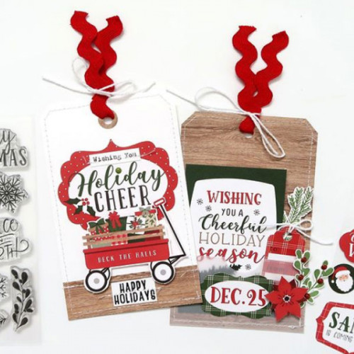 Jingle All The Way Chipboard Accents