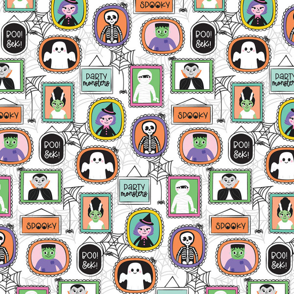 Monster Mash Papier imprimé Party monsters