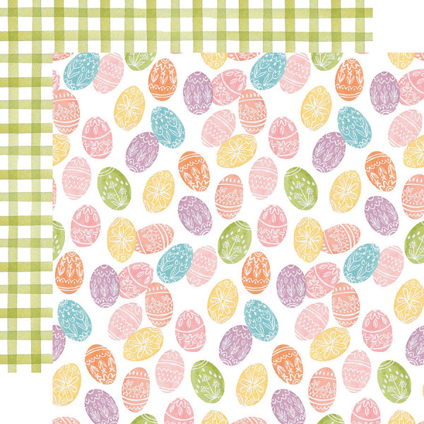 My Favorite Easter Papier imprimé Colored Eggs
