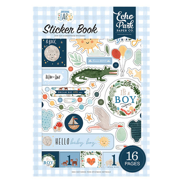 Welcome Baby Boy Sticker Book