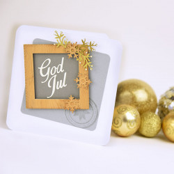 Thinlits Die set God jul - 4 pcs