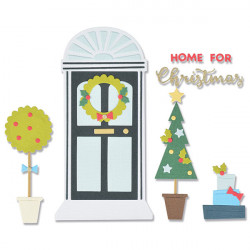 Thinlits Die set A la maison pour Noël - 15 pcs