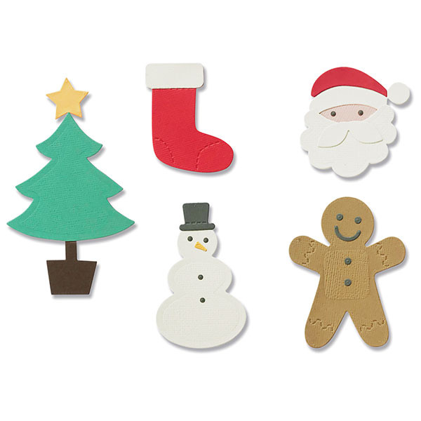 Thinlits Die set Formes de Noël - 13 pcs