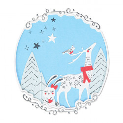 Combo Clear & Framelits Die Cadre animaux