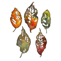 Thinlits Die set Fragments de feuille - 5 pcs