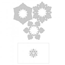Classeur de Gaufrage et matrice de découpe Flocons de neige par Kath Breen