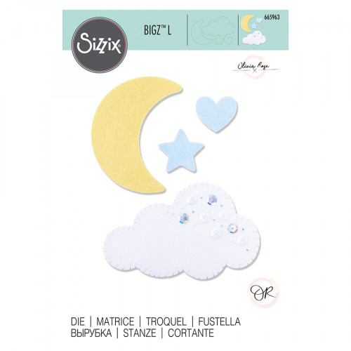 Bigz Die Lune et nuage par Olivia Rose