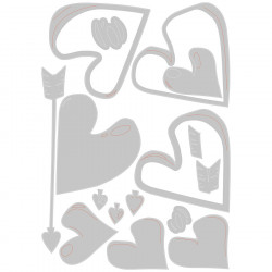 Thinlits Die set Lovestruck par Tim Holtz 16 pcs