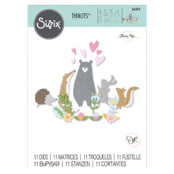 Thinlits Die set Animaux excentriques par Olivia Rose 10 pcs