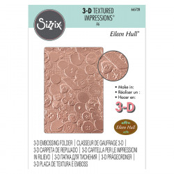 Classeur de gaufrage 3D A6 Boutons vintage par Eileen Hull