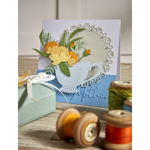 Thinlits Die set Cadres Flourish par Lisa Jones 8 pcs