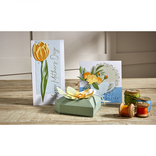 Thinlits Die set Cadres Flourish par Lisa Jones 8 pcs