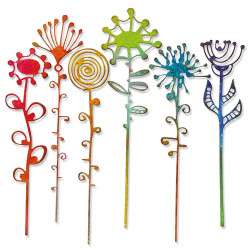 Thinlits Die Tiges artistiques par Tim Holtz 6 pcs