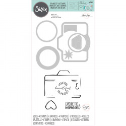 Matrices de découpe Framelits et Tampons Memory Maker par Olivia Rose 10 pcs