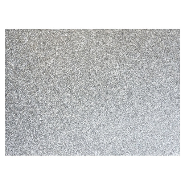 Papier cuir Lézard 50 x 70 cm 188 g/m² Argent