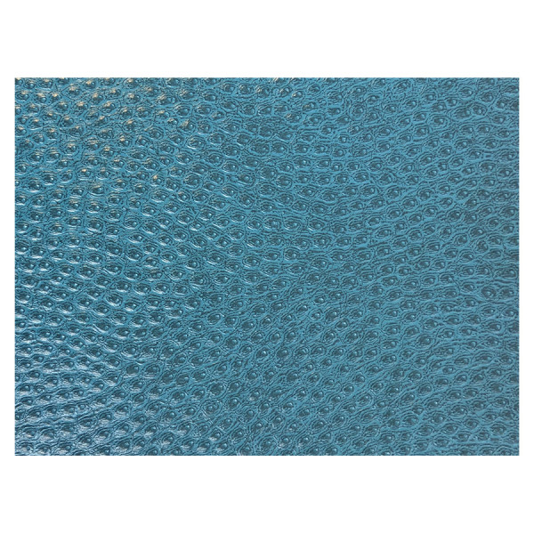 Papier imitation cuir Reptile 50 x 65 cm 130 g/m² Bleu Canard