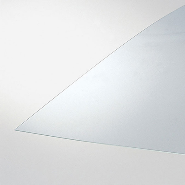 Plaque de verre organique transparent Épaisseur 1,2 mm 21 x 29.7 cm