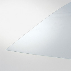 Plaque de verre organique transparent Épaisseur 1,2 mm 24 x 30 cm