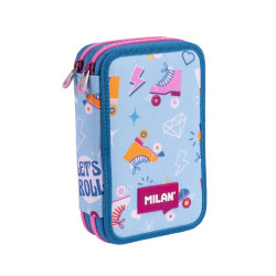 Plumier 2 compartiments avec contenu Roller 2