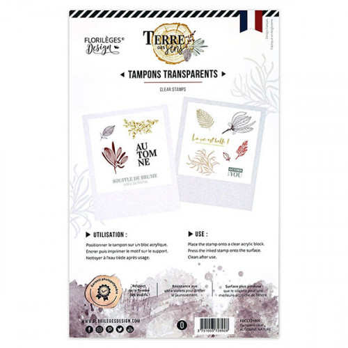 Tampons transparents Automne nature A5