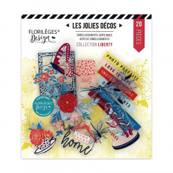 Décos acryliques Liberty 20 pcs