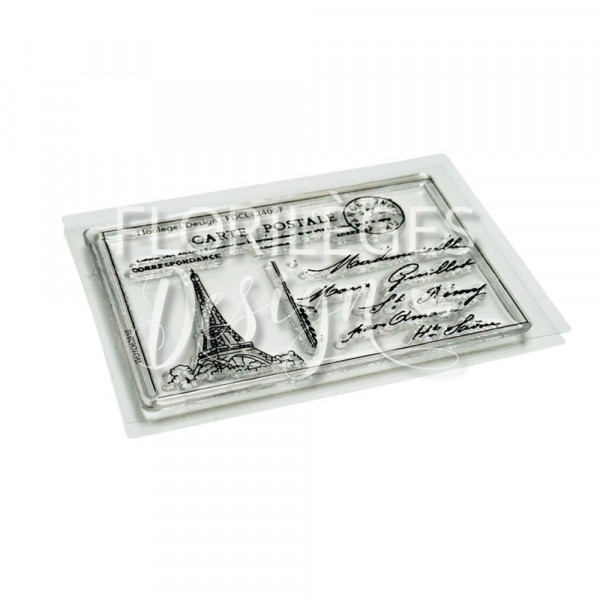 Tampons transparents Carte postale