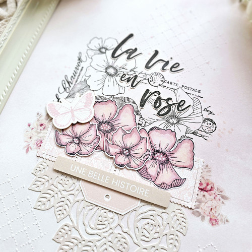 La vie en rose Die cuts