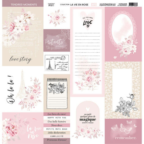 La vie en rose Papier imprimé #5