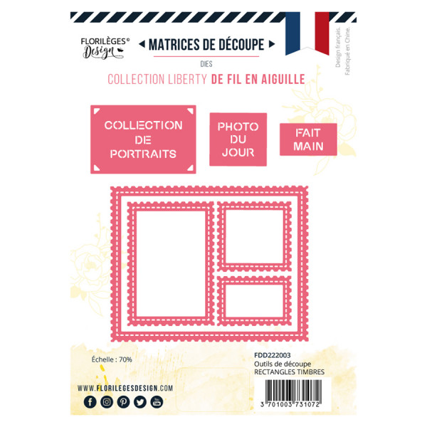 Matrice de découpe Die Rectangles Timbres