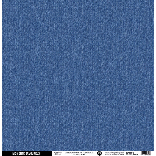 Papier imprimé Les Toiles Denim Kit de collection 30.5 x 30.5 cm