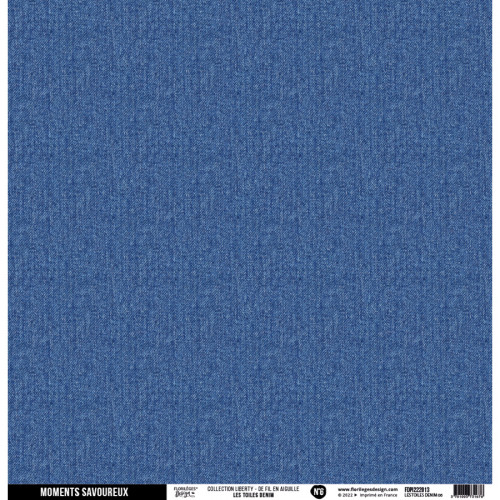 Papier imprimé Les Toiles Denim Kit de collection 30.5 x 30.5 cm