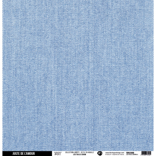 Papier imprimé Les Toiles Denim Kit de collection 30.5 x 30.5 cm