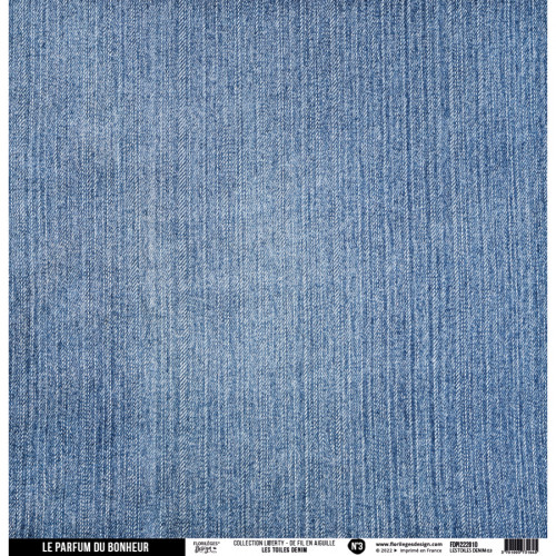 Papier imprimé Les Toiles Denim Kit de collection 30.5 x 30.5 cm