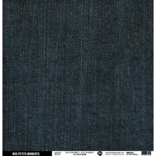 Papier imprimé Les Toiles Denim Kit de collection 30.5 x 30.5 cm