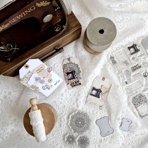 Die cuts Enveloppes et Pochettes Effet Toile - Scrapmalin