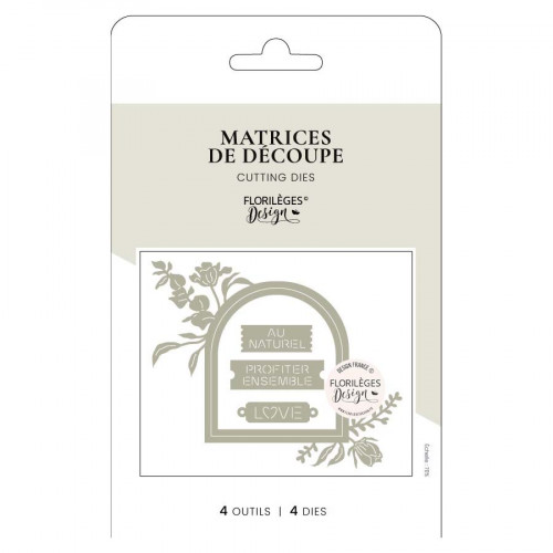 Tampon bois Divers - Etiquette vierge - 5,5 x 4,5 cm - Tampon bois - Creavea