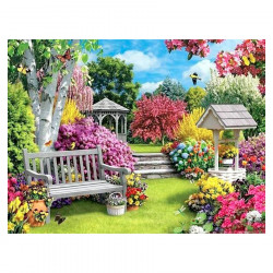 Broderie Diamant 40 x 50 cm Joli Jardin