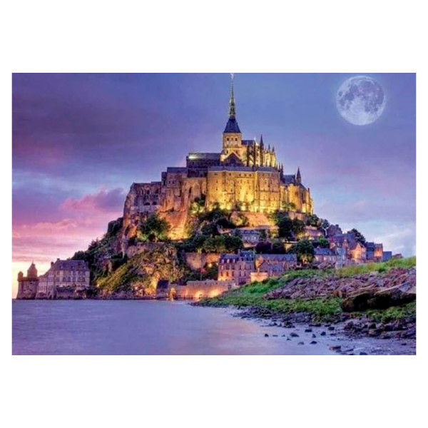 Broderie Diamant 40 x 50 cm Le Mont Saint Michel