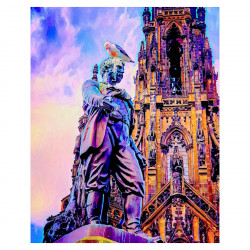 Broderie Diamant 40 x 50 cm Statue Edinburgh