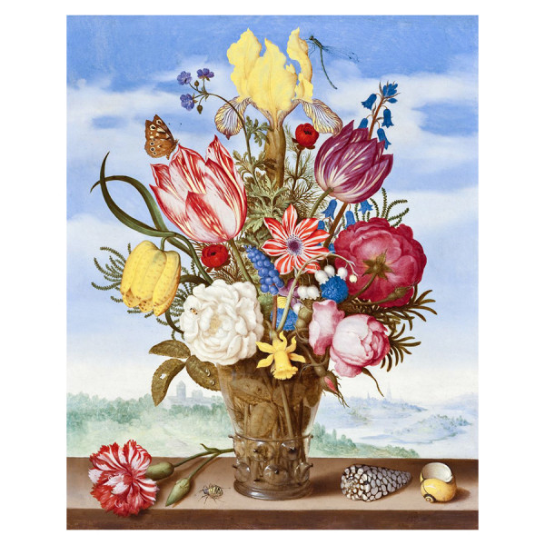 Broderie Diamant 40 x 50 cm Bouquet de Fleurs - Ambrosius Bosschaert