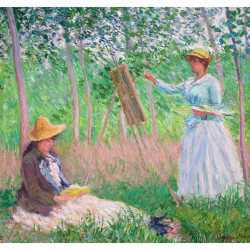 Broderie Diamant 40 x 50 cm Dans les bois de Giverny - Monet