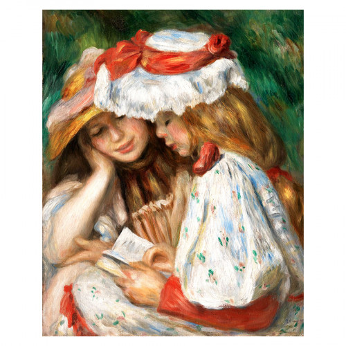 Broderie Diamant 40 x 50 cm Jeunes Filles Lisant - Renoir