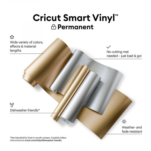Smart Vinyl permanent 33 x 91 cm Argent mat