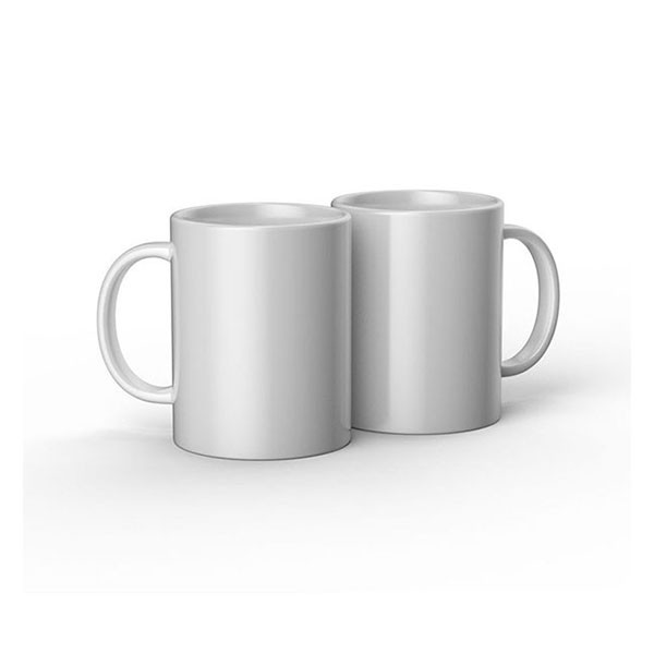 Mug en céramique à personnaliser 340 ml 2 pcs