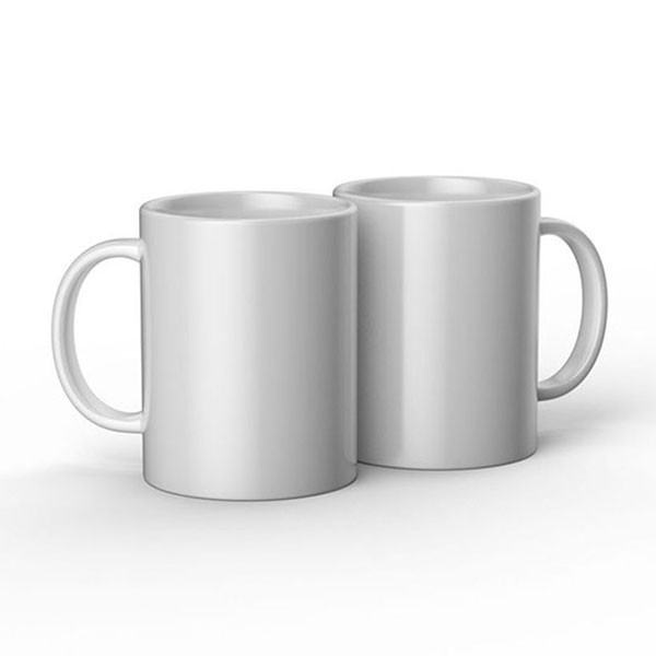 Mug en céramique à personnaliser 425 ml 2 pcs