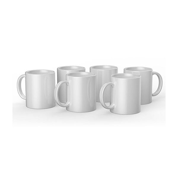 Mug en céramique à personnaliser 340 ml 6 pcs