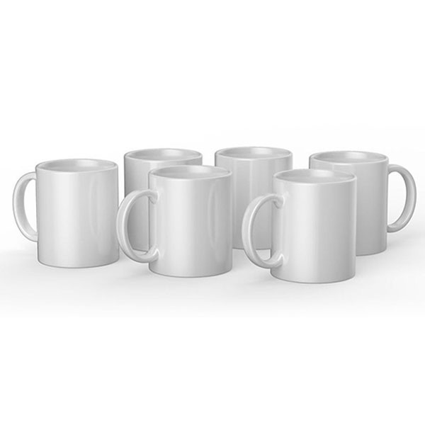 Mug en céramique à personnaliser 425 ml 6 pcs