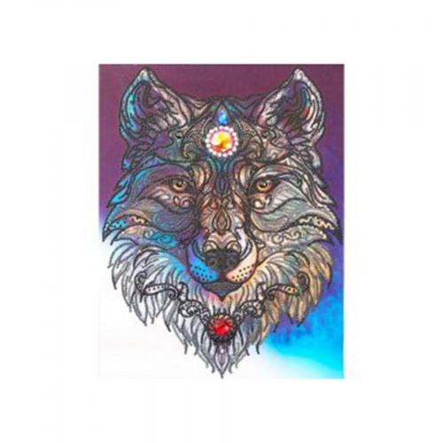 Diamond Painting Kit Loup 40 x 50 cm